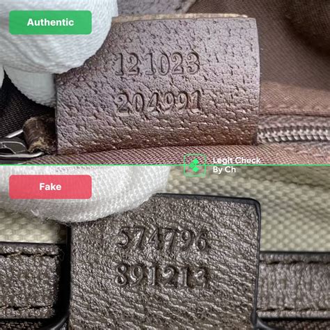 gucci bag serial number location